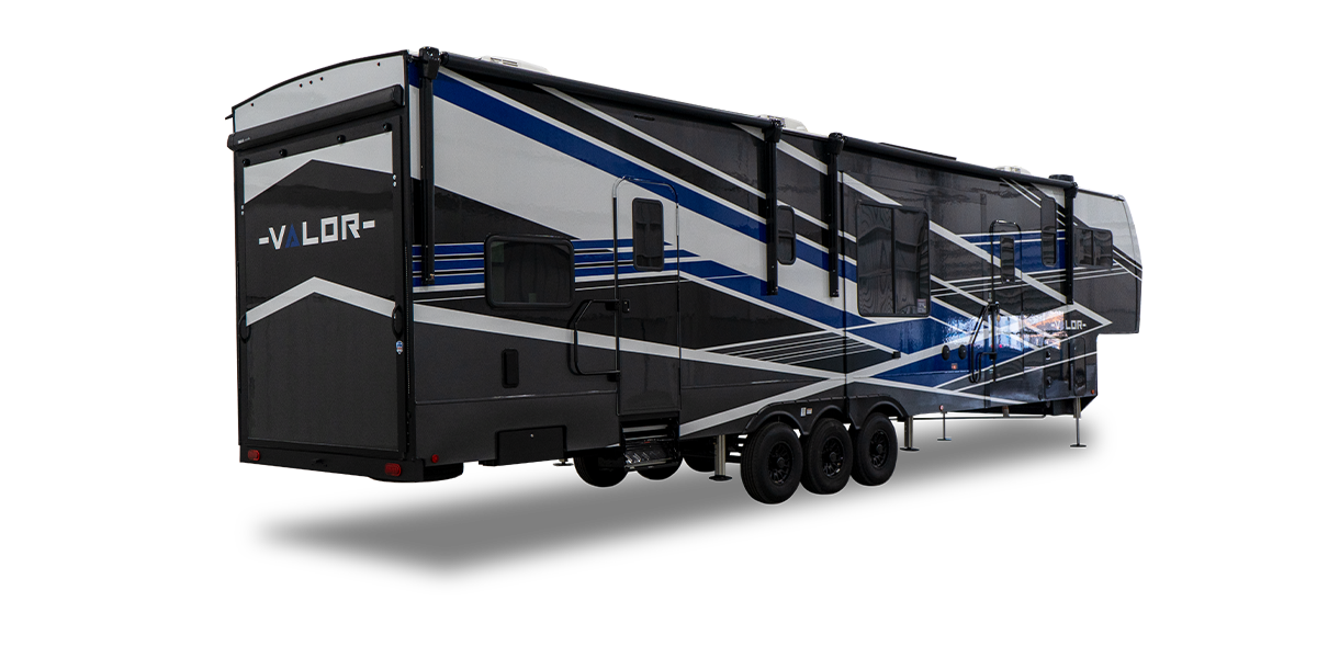 Valor Blue Full Body Color Scheme - Rear