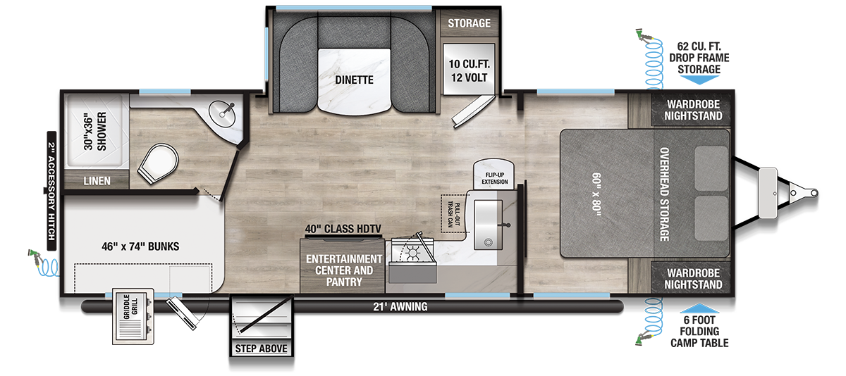 2023 Delta 251BH Floorplan