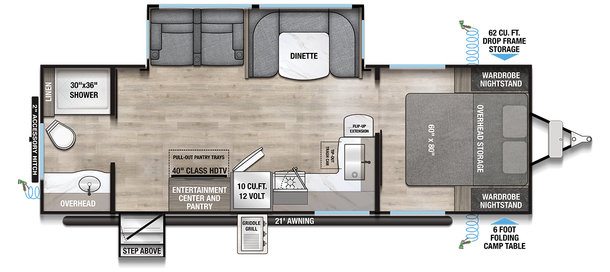 Delta 262RB Floorplan