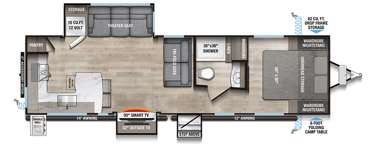 Delta 294RK Floorplan