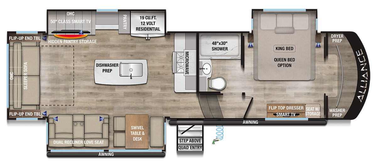 2025 Paradigm 295MK Floorplan