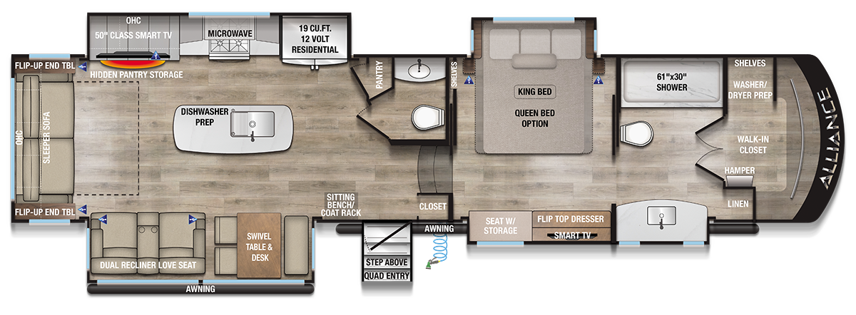 Paradigm 370FB Floorplan