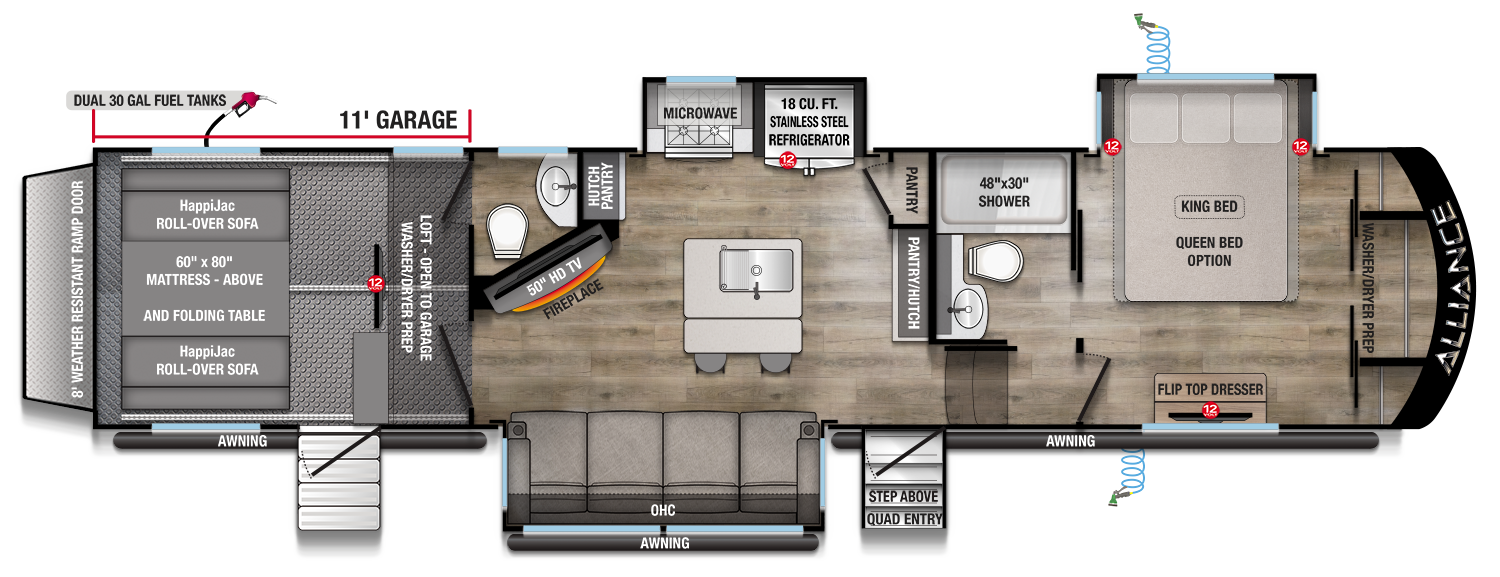 Valor 36V11 Floorplan