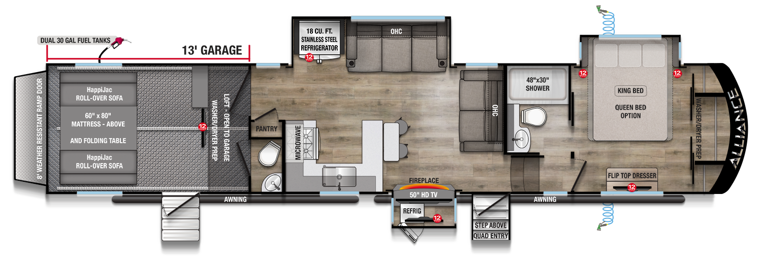 Valor 40V13 Floorplan