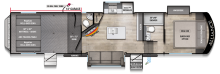 Valor 35A14 All Access Fifth Wheel Floorplan